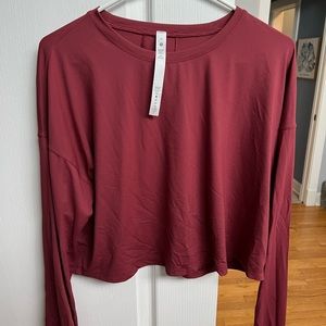 Lululemon size 10 muscle love long sleeve shirt